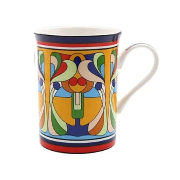 Fine China Art Deco Fantasy Design Mug - One and Every