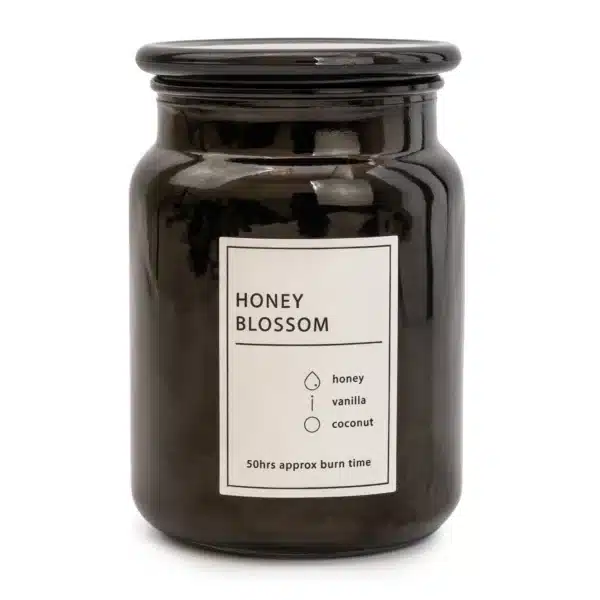 Honey Blossom Candle Jar with Lid - Image 3