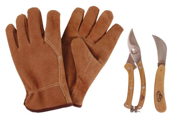 Garden Pruning set with gloves contents image