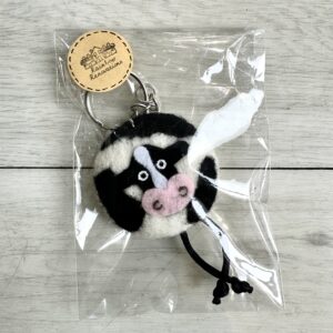 Dairy cow key ring image
