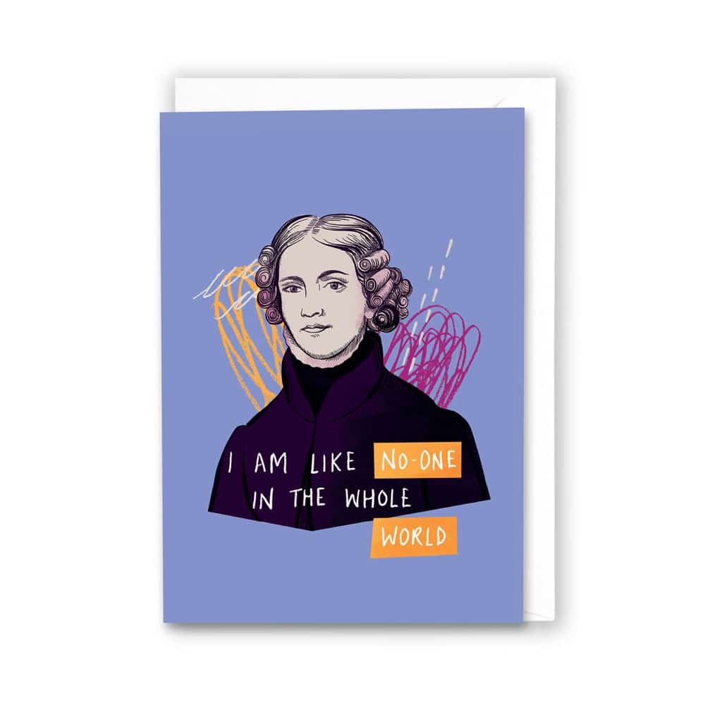 Anne Lister A6 card By Middle Mouse - One and Every