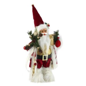 traditional santa in red figure