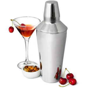silver coctail shaker