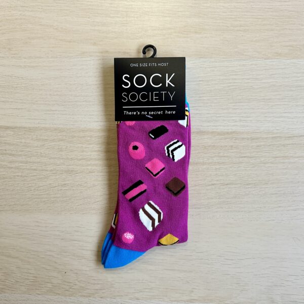 Liquorice socks purple