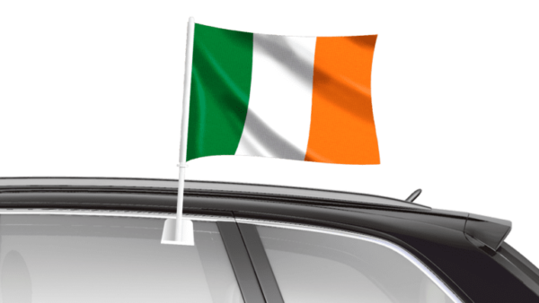 2 Pack Car Flags Ireland