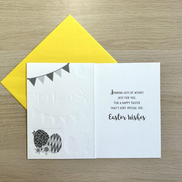 Sending very special Easter Wishes card inside image