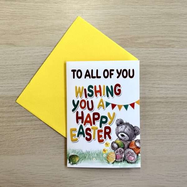 To all of you, Happy Easter card image