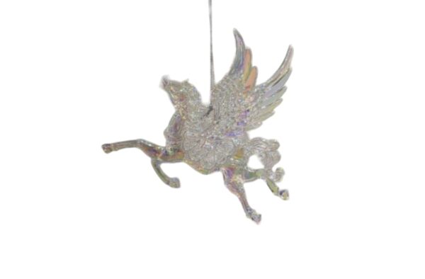 Festive Pegasus Unicorn with Wings Ornament