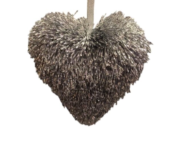 Silver Large Hanging Heart 17cm x 16cm