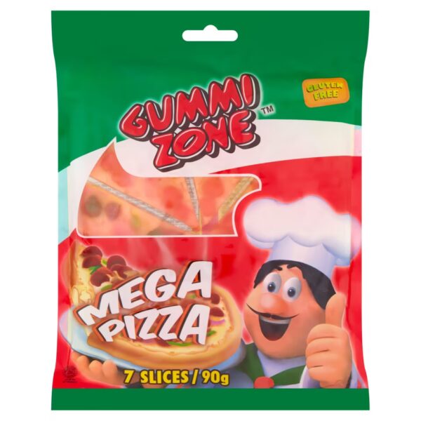 Gummi Zone Mega Pizza Sweet 7 Slices 90G