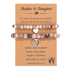 MOTHER_DAUGHTER_BRACELETS_SET_HEALING_CRYSTAL_STONE_BRACELET_WITH_HEART_CHARM