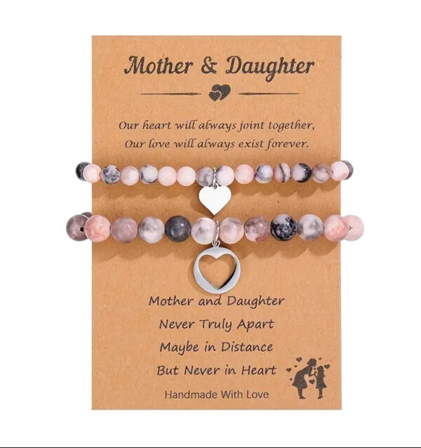 MOTHER_DAUGHTER_BRACELETS_SET_HEALING_CRYSTAL_STONE_BRACELET_WITH_HEART_CHARM