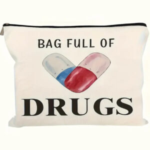 White Bag Full Of Drugs