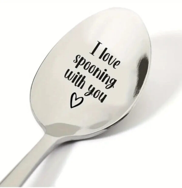 I Love Spooning With You" Engraved Spoon