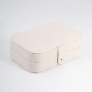 White Compact Jewellery Box