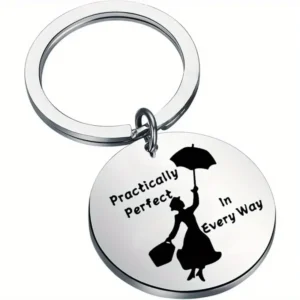 Practical Perfect In Every Way Keyring