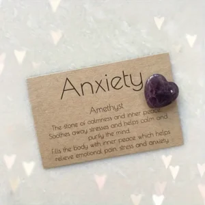 Amethyst Heart-Shaped Anxiety