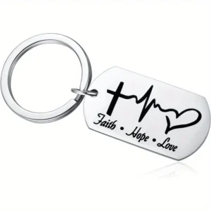 Lifeline Heart Keyring